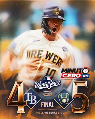 Milwaukee vuelve a casa con ventaja de 2-0 sobre Tampa Bay