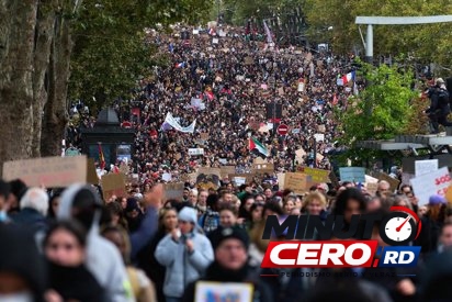 Multitudinarias protestas en Francia contra el Gobierno y la carestía de la vida